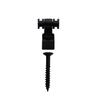 2PCS Metal Guitar Roller String Trees Retainers With Screws Chrome Black