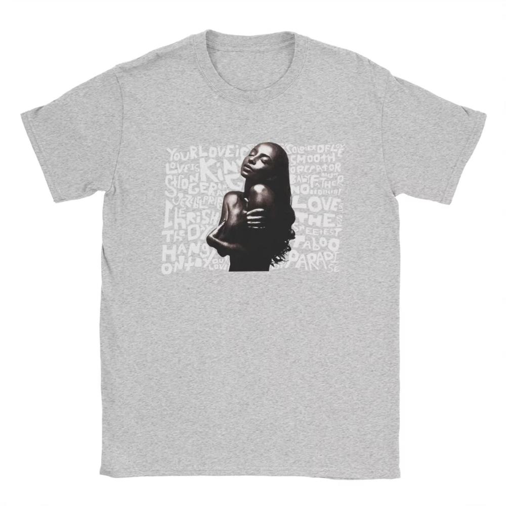Sades Adu Printed T-Shirts Men Women Unique Cotton Tee Shirt Round Collar Short Sleeve T Shirt Tops