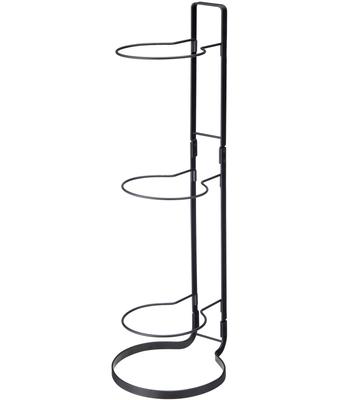 Yamazaki Jitsugyo 7290 Ball Stand Black X X H65cm Frame Ball Storage Entrance Storage Space Saving Approx. W20.5 D25.5