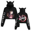 Kimetsu No Yaiba Demon Slayer Hoodies Anime Kamado Nezuko Graphic Print Harajuku Hoodie Unisex Y2k Clothing Sudadera