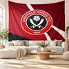 Sheffield United Football Wall Tapestry, Soft Fabric Wall Hanging, Decorative Backdrop For Bedroom Home Wall Art