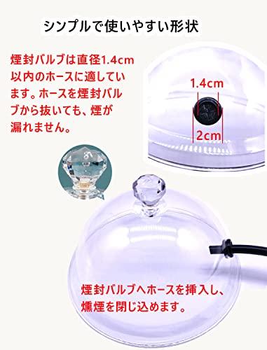 FRUNEP Smoked Dome, Clear Resin Sealing Cover, Easy Cold Smoking