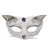 Cadılar Bayramı Kedi Maskesi Yarım Yüz Dantel Maskeli Balo Maskesi Kedi Tilki Hayvan Cosplay Kostümü Karnaval Balosu Parti Aksesuarları