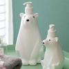 900/450/300ml PET Soap Bottle Brown Bathroom Shower Gel Refillable Bottles Shampoo Wash Hair Conditioner Lotions Press Dispenser