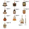 Trick or Treat Halloween Pumpkin Ghost Pendant Halloween Tree Hanging  Home Party Decor