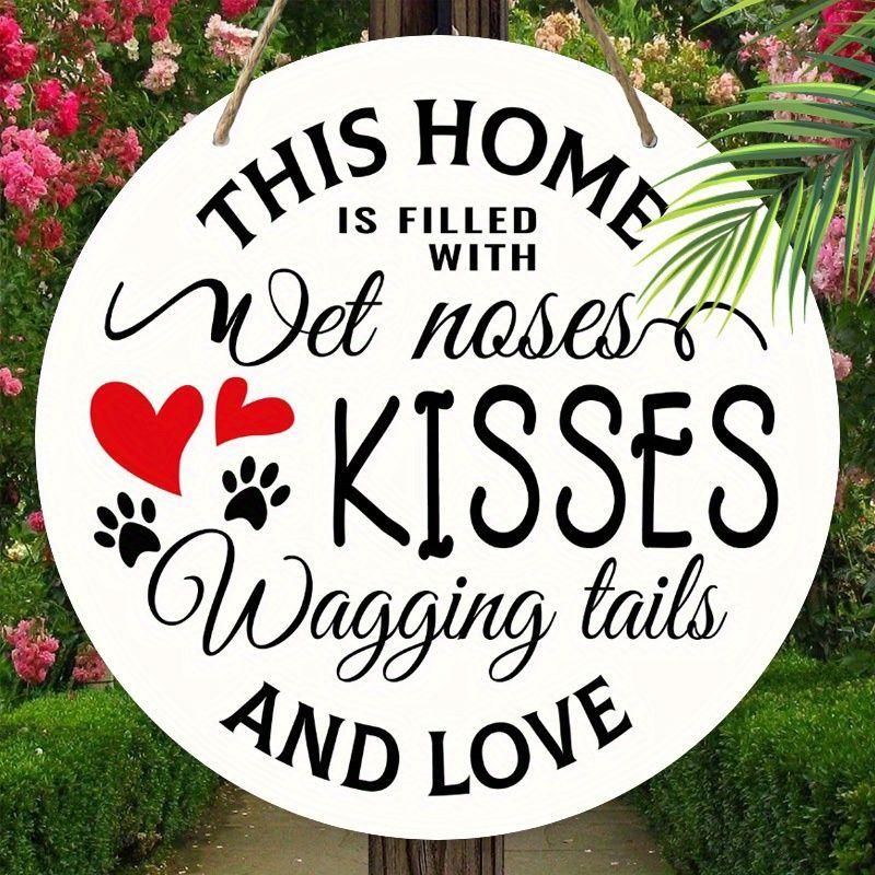 2D Flat Hanging Decorative Signs, Interior Wall or Door Decoration, Garden Decoration, Interesting Gifts for Family and Friends