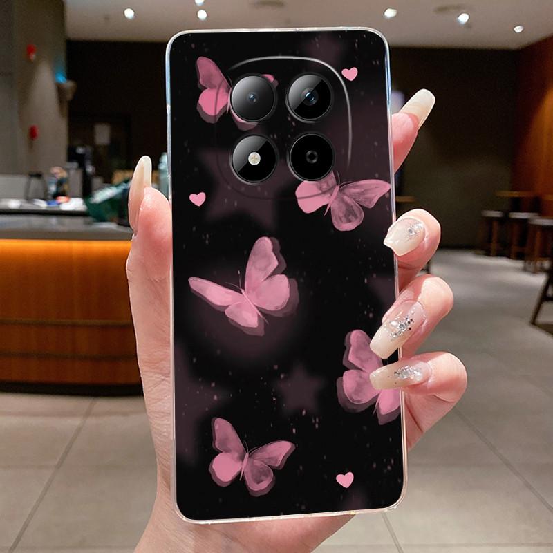 For Xiaomi Redmi Note 15 Pro Plus Case Luxury Flower Cover Soft TPU Phone Case For Redmi Note 15 Note15 Pro + 5G Fundas Bumper