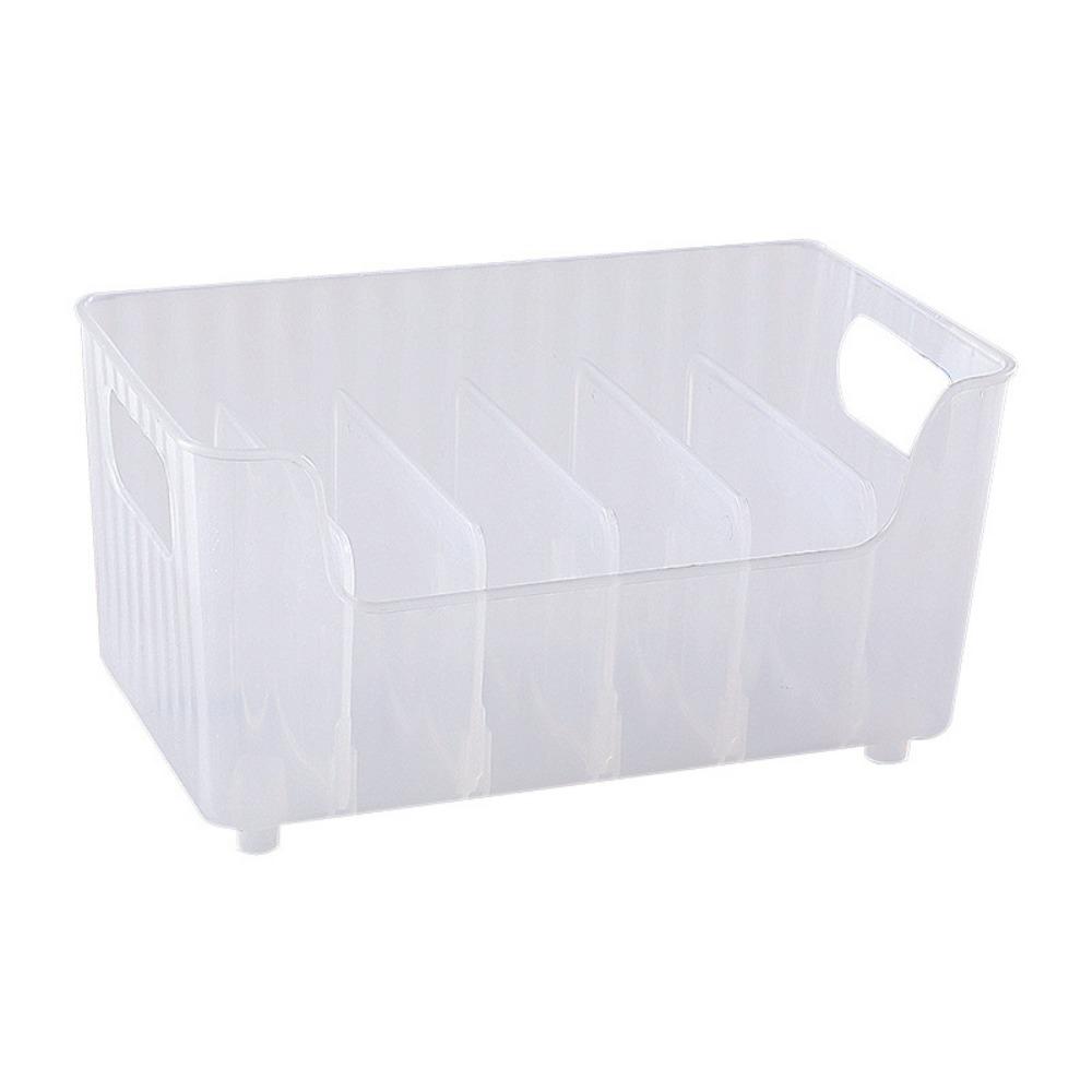 Clear Plastic Food Storage Organizer Large Capacity Spice Storage Box Snack Storage