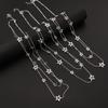 European and American High-end Sweater Chain Women's Double-layer Pentagram-shaped Exquisite Simple Light Luxury Fashion Necklace