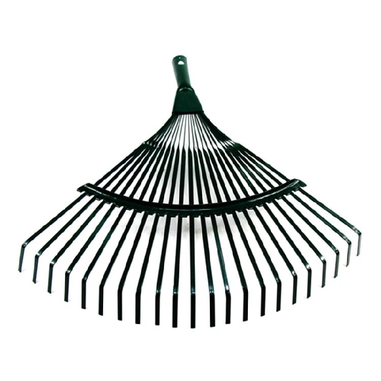 Steel Fan Rake for Head Replacement for Garden Patio Leaves Leaf Lawn Moss 22 To
