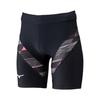 MTC Racing Tights Half, Moisture-Wicking, Quick-Drying, Unisex, Black, Size M (U2MBD013)