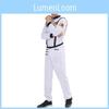 Astronaut Costume For Adults With Zipper Halloween Role Play Dressup