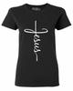Jezus Kruis Dames T-shirt Christelijk Religieus Geloof Leerling Kerk T-shirts
