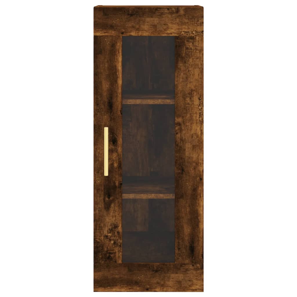 Highboard Smoked Oak 34.5 X 34 X 180 Cm Particleboard