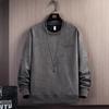 Men's Spring Fashion Round Neck Pullover Long Sleeve Sweatshirt