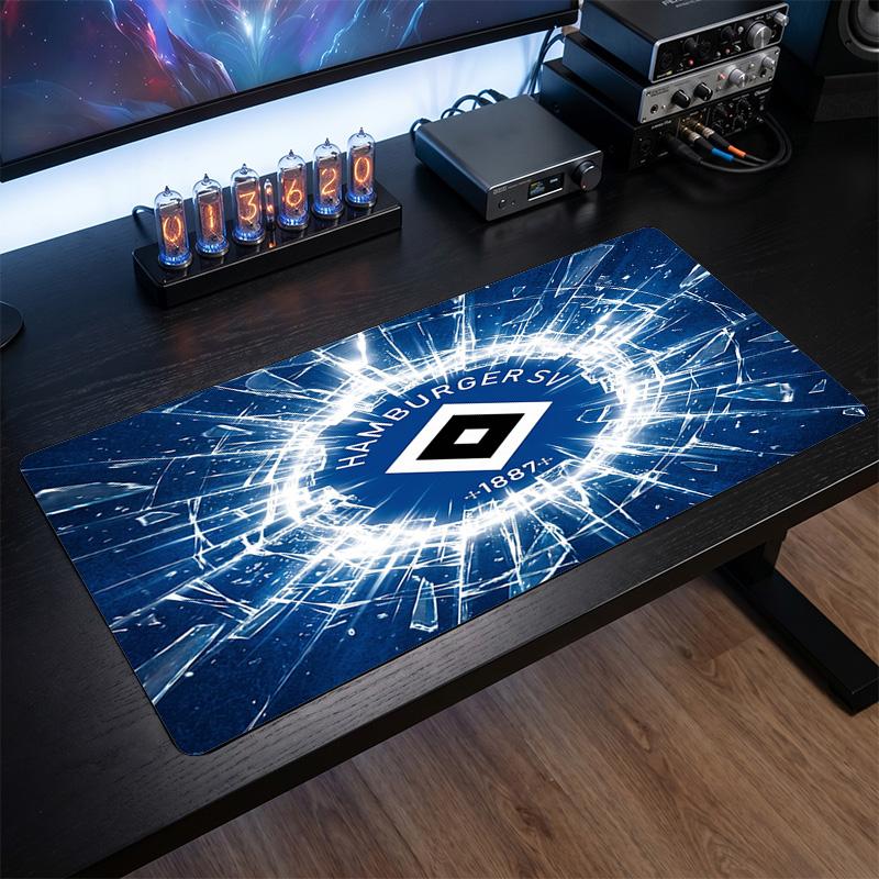 Hamburger SV Football Print Large Mouse Pad, Anti-Slip Extended Gaming Desk Mat for Office Home