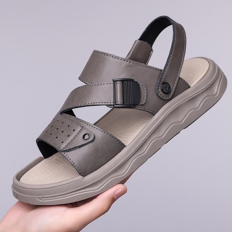 2025 Summer New Men's Foam Sole Sandals Outdoor Stepping On Shit Half Slippers Cool Slippers Beach Shoes Men 903