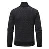 Xiyin Exklusiver Herren-Strickcardigan mit Stehkragen - Trendige Herbst/Winter Koreanischer Stil Pulloverjacke