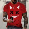Summer Short Sleeved T-shirt Men's Classic 3D Printed Loose Casual T-shirt