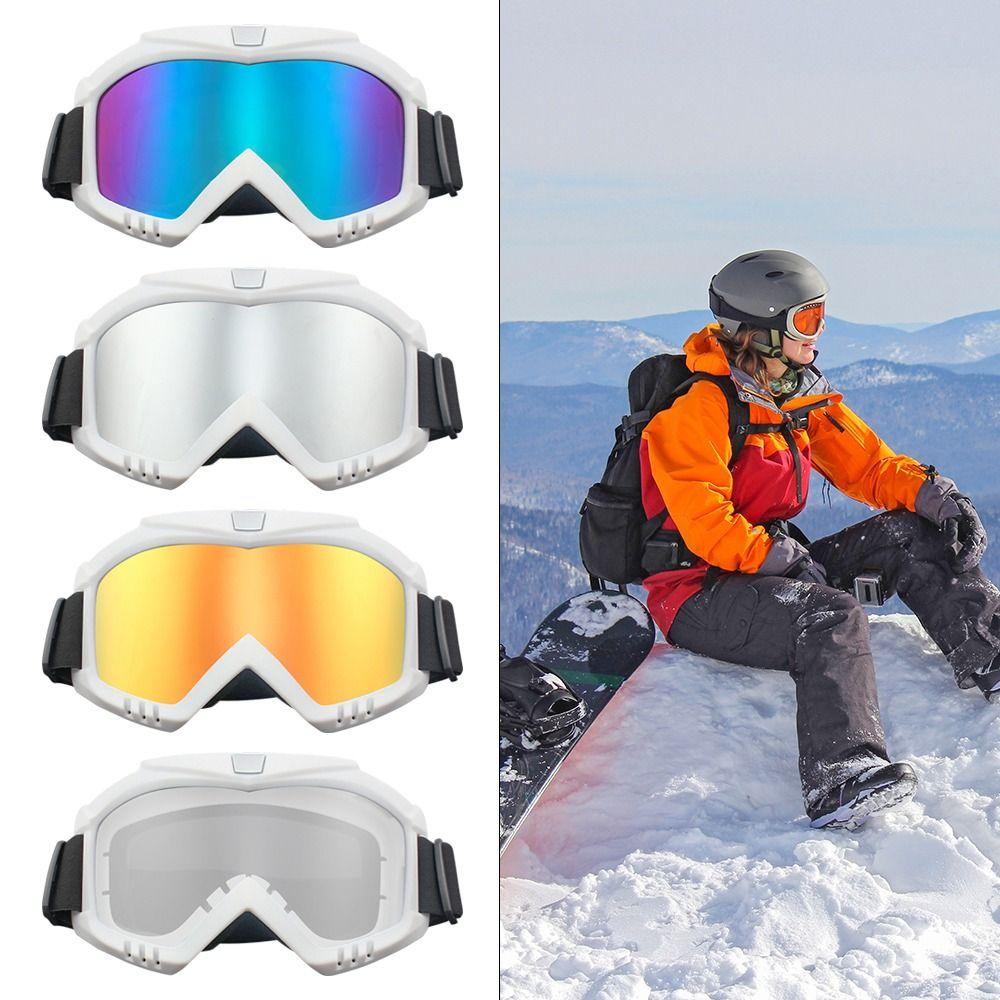 Unisex Winter Windproof Dustproof Lens Frame Moto Cycling Snowboard Eyewear Glasses Ski Goggles