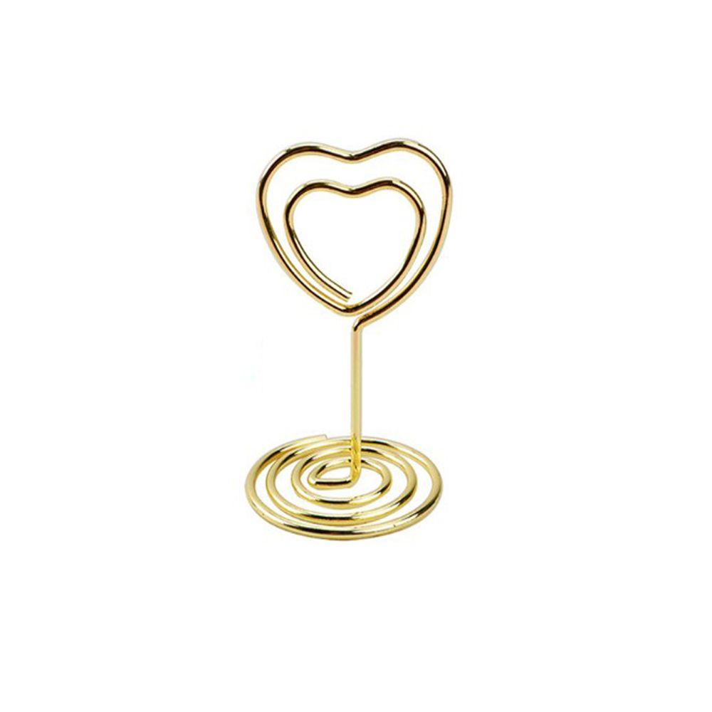 Rose Gold Paper Clamp Wedding Supplies Table Numbers Holder Clamps Stand Photos Clips Place Card