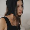 Laminez Punching Cotton Scarf - Black