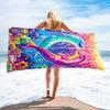 Turtle /Dolphin /Seahorse Print Soft Comfortable Lightweight Beach Towel - Perfect for Outdoor Beach Travel Swimming Gym Yoga