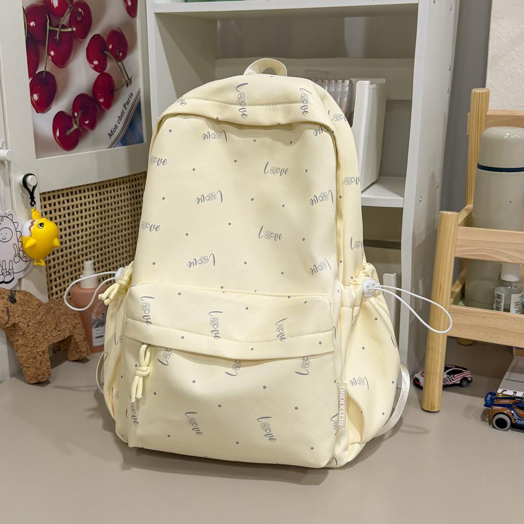 Schoolbag Japanese Ins High Value Fresh Simple Backpack Junior High School Student Schoolbag Women Travel Lightweight Versatile Backpack