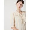 Cc Collect Crinkle Cotton Ruffle Blouse C252msc051