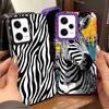 Zebra-Streifen Schwarz Weiß Weiche Handyhülle für Xiaomi Redmi Note 13 14 15 Pro Plus 12S 12 11S 11 11T 10S 10 Stoßfeste Abdeckung Rückseite