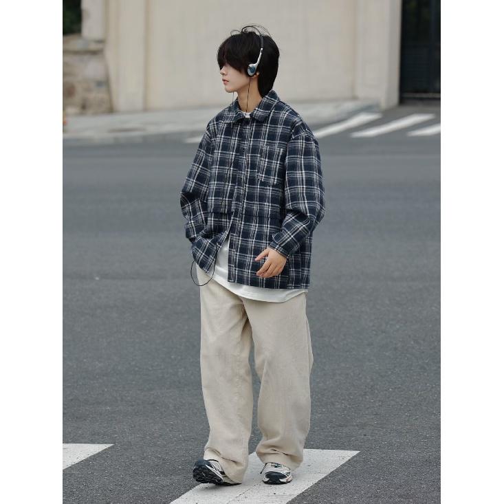 2024 Letter Long Sleeve Shirt Japanese Hong Kong Style Ins Loose Shirt Boys Summer Trendy Versatile Casual Coat
