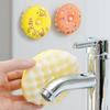 Dish Sponge With Suction Cup Non-Scratch Donut Sponge Set With Suction Cup Quick Drainage Dishwashing Brush For Kitchen