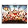 Daewon&Book Cookie Run Kingdom Floating Castle Jigsaw Puzzle, 150 de piese, culori mixte Jigsaw Puzzle, Jocuri pentru copii, jucării educaționale coreene