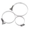 50/75/100/150/200mm Stainless Steel Worm Drive Hose Clamp  Pipe Water Tube Clip Metal Clamps Tube Woodworking Tool