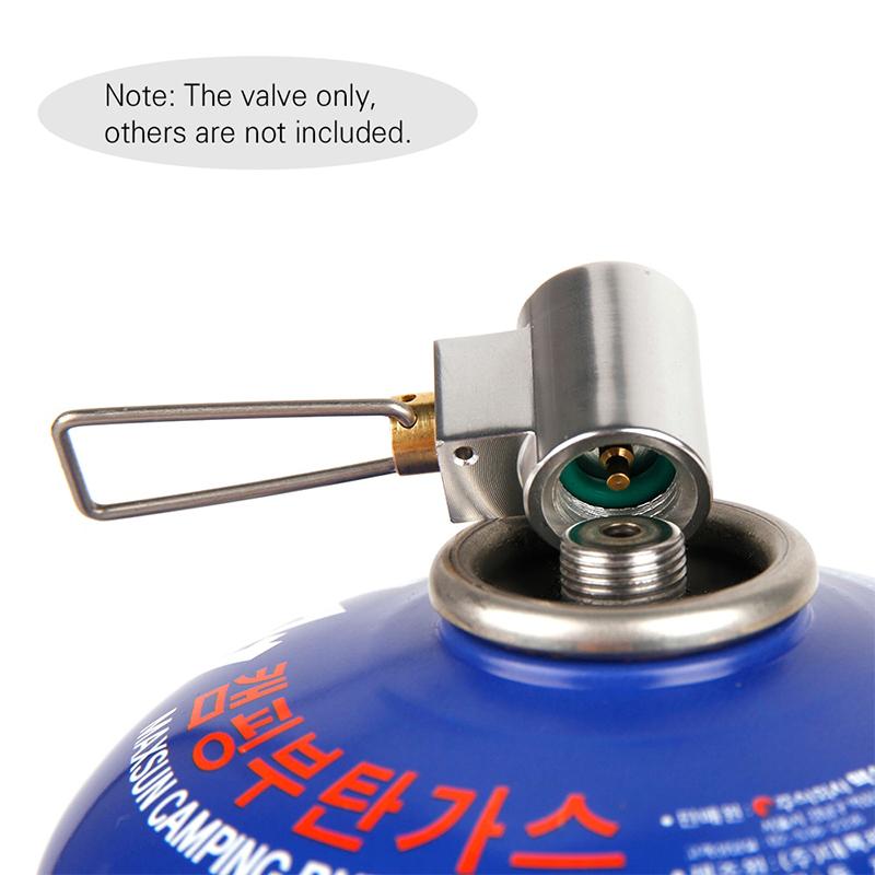 1 Set Gas Stove Refill Adapter Outdoor Gas Adaptor Refill Flat Tank Conversion Adapter Gas Saver Plus Gas Convertor Shifter
