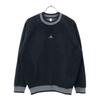Unused Adidas Logo Embroidery Long Sleeve Knit Pullover Sweater with Tag Women Used