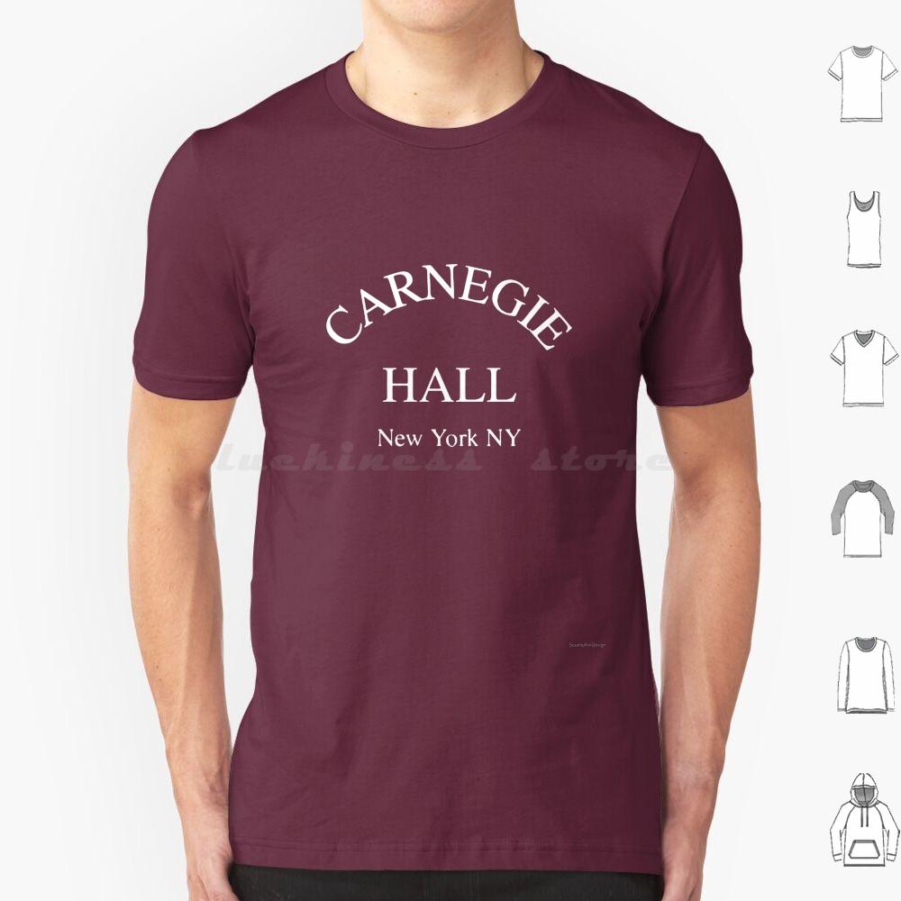 Copy Of Carnegie Hall White T Shirt 6xl Cotton Cool Tee Music Venue New York P Ractice