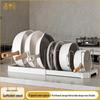 Multifunctional Retractable Kitchen Rack for Bowls, Pots, Dishes, Utensils & Lids