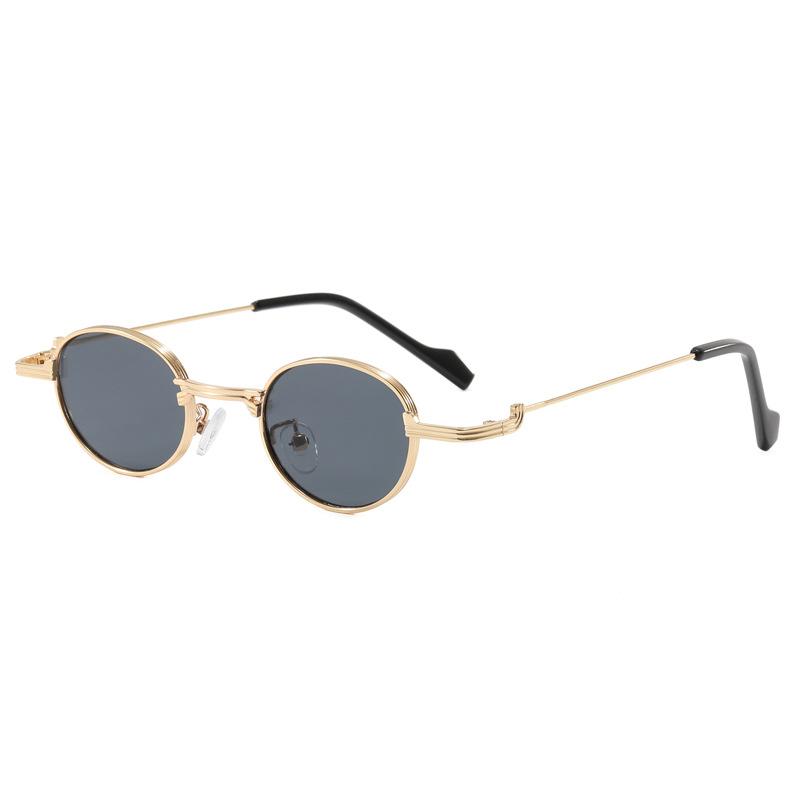 Retro Vintage Style Sunglasses Male European American Oval Shape Female Sunglasses Travelling Driving Sun Eyeglasses Woman