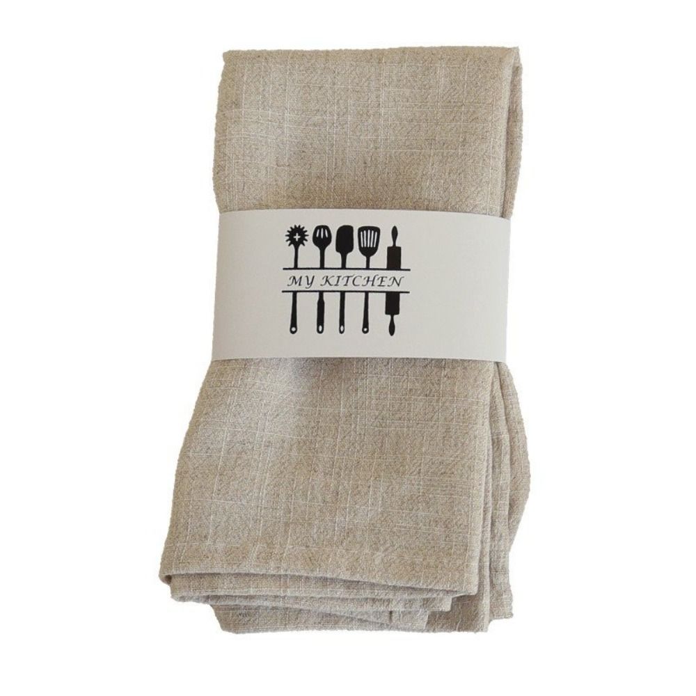 Table Decoration Dinner Cloth Reusable Placemat Multipurpose Cotton Linen Napkin  Banquet