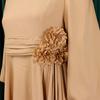Fashion Solid Color A Line Dress High Waist Elegant Plus Size Women Dress Cross Border Spring