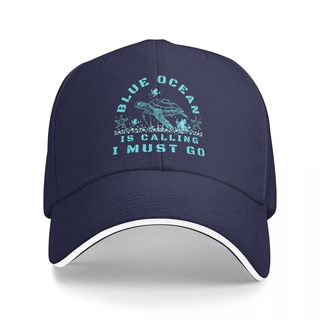 Baseball Caps The Ocean Is Calling Turtle Lover Sea Thermal Awesome Casquette FeUnisex Unisex Sport Spring Caps