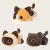 Black Cat Siamese Calico Cat Kitten Plush Toys Cartoon Lifelike Kitten Dolls Animal Artificial Touch Doll Birthday Gift