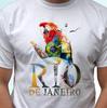 Rio De Janeiro White Kids Boys T-Shirt Parrot Tee Top Brazil Design S S Kids Baby