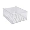 Closet Storage Box PET Stackable Clear Shelf Organizer Drawer Storage Bin for Wardrobe Bedroom Cupboard Kitchen