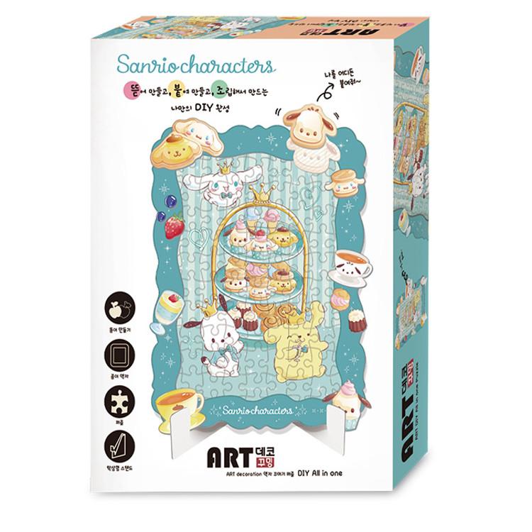 Sanrio Characters Dessert Time Deco Decorating Jigsaw Puzzle Characters 108 Pieces, Popular Korean Puzzle