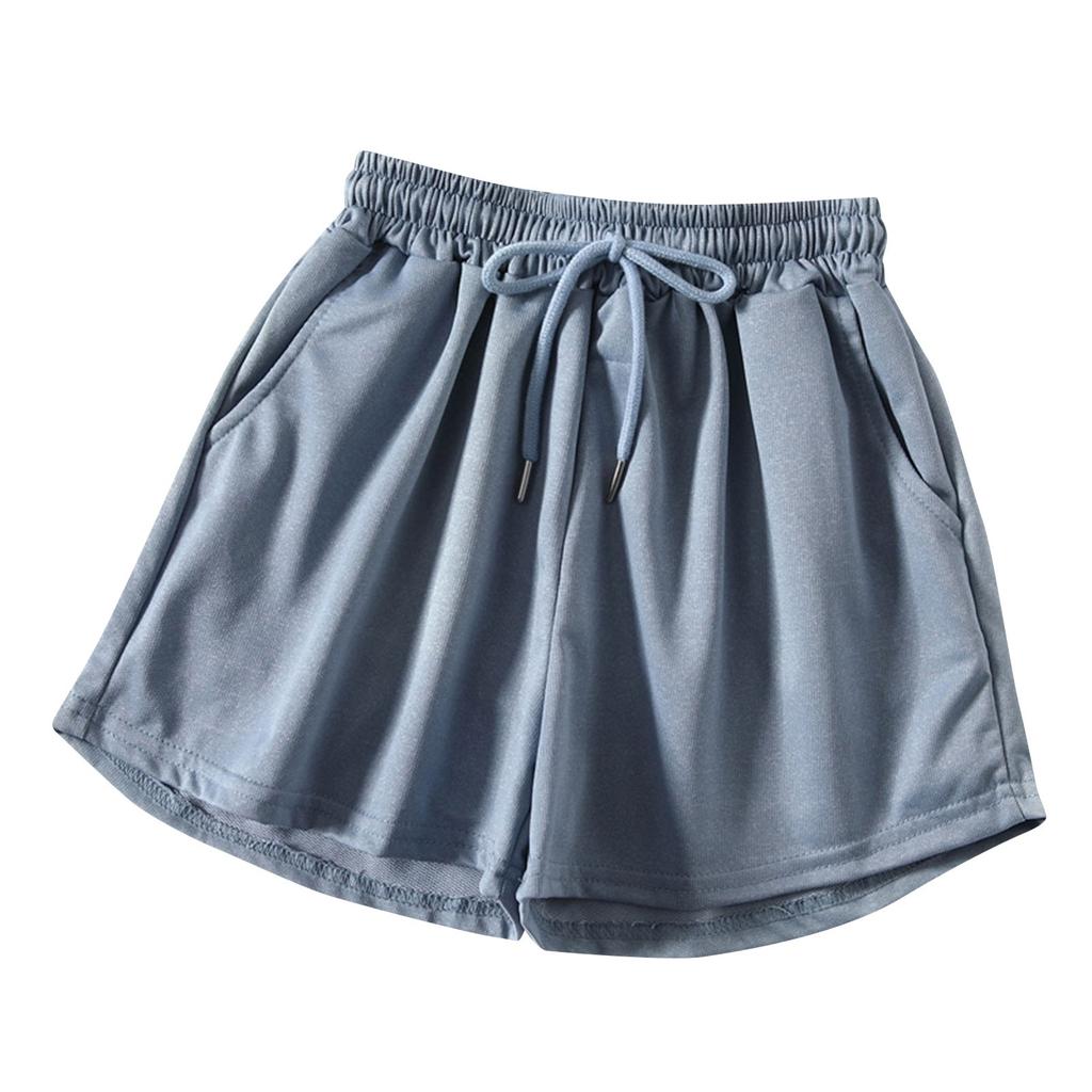 Women's Sports Shorts Summer Loose Korean Outwear Slim Student Casual Pocket Hot Pants
