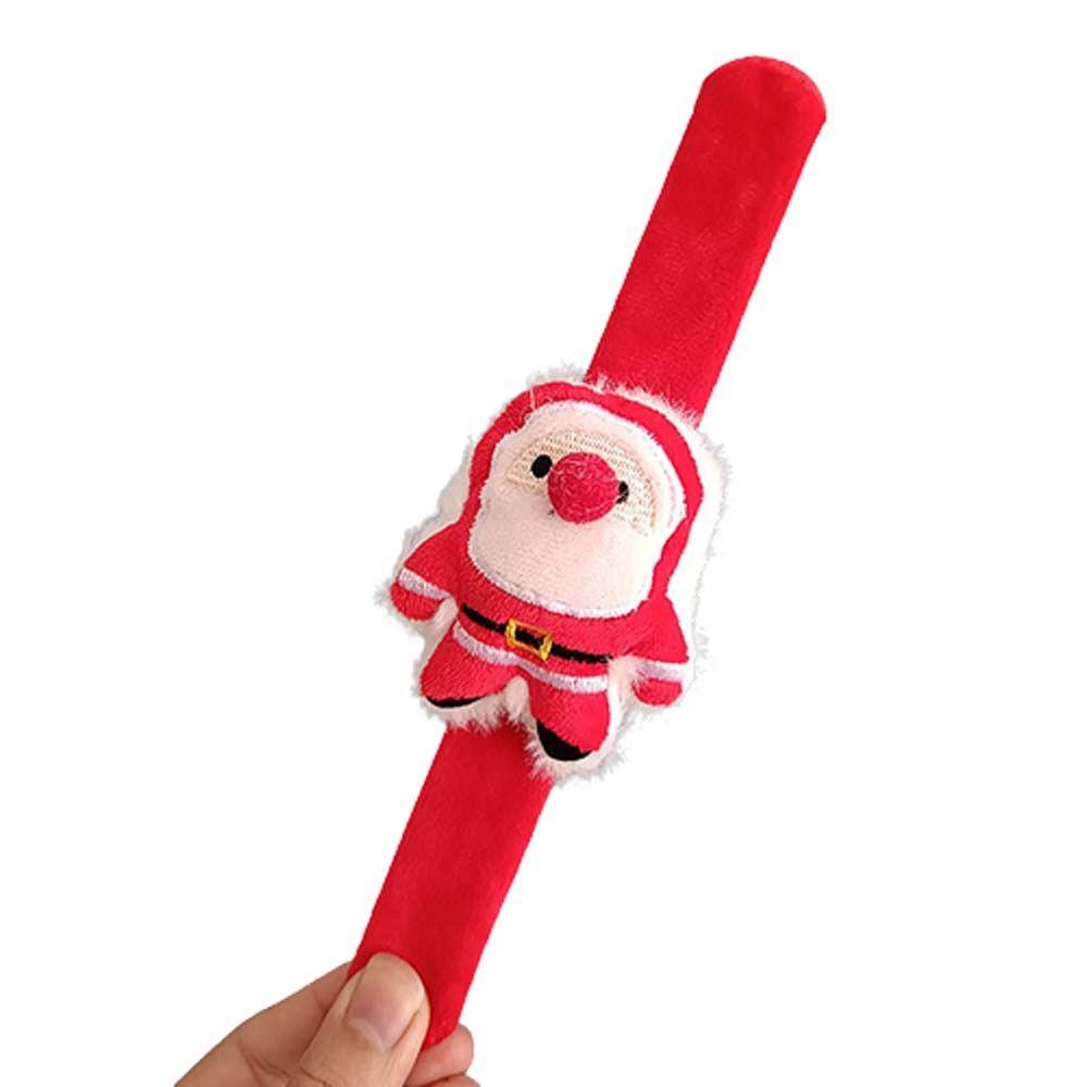Snowman Santa Wristband Santa Claus Elk Slap Bracelets Holiday Decoration