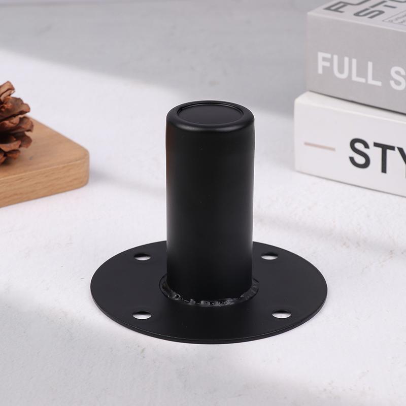 Speaker Cone Base Holder Iron Bottom Cabinet Pole Mount Base Vertical Speakers Ceiling Metal Holder Stand Bracket