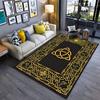 Celtic Design with Nature Elements Carpet Yoga Living Room Room Decor Children's Crawling Mat Doormat Area Rug Games Mat